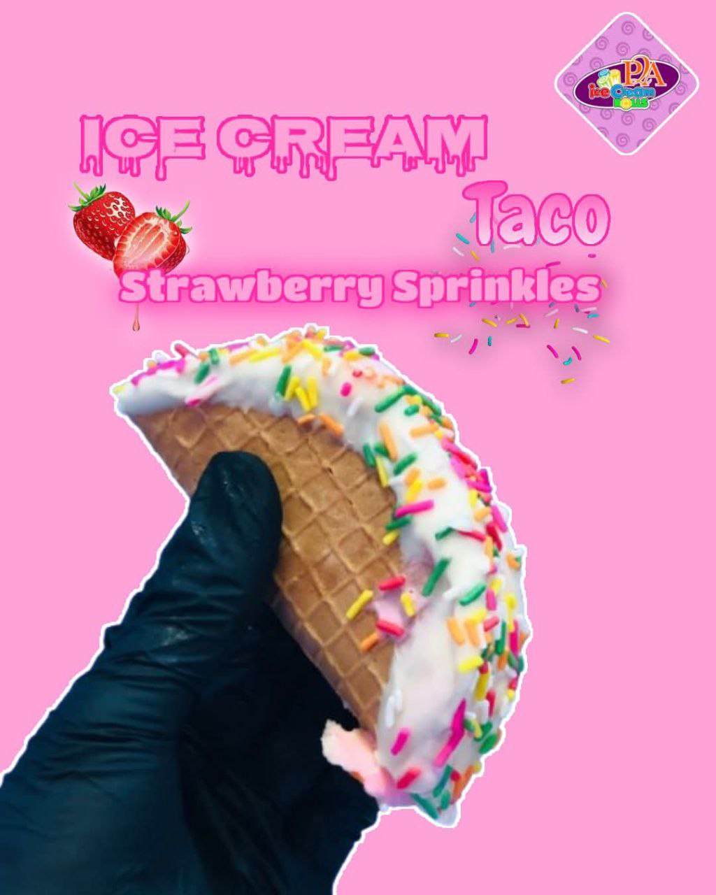 Strawberry with Chocolate Topping